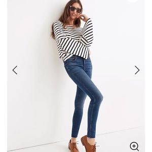 Madewell 9" Mid-Rise Skinny Jeans in Paloma Wash